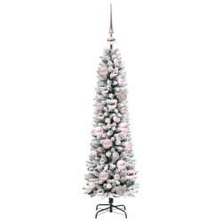 Sapin de Noël artificiel Blanc 120 cm PVC, métal et plastique 546972546972