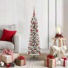 Sapin de Noël artificiel Blanc 120 cm PVC, métal et plastique 546974546974
