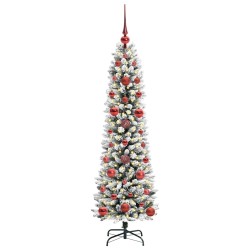 Sapin de Noël artificiel Blanc 120 cm PVC, métal et plastique 546974546974