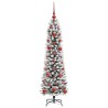 Sapin de Noël artificiel Blanc 120 cm PVC, métal et plastique 546974546974