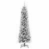 Sapin de Noël artificiel Blanc 210 cm PVC, métal et plastique 546975546975