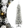 Sapin de Noël artificiel Blanc 180 cm PVC, métal et plastique 546978546978