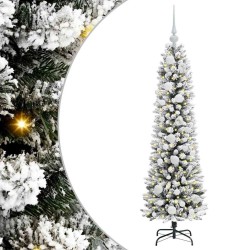 Sapin de Noël artificiel Blanc 120 cm PVC, métal et plastique 546979546979