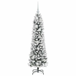 Sapin de Noël artificiel Blanc 120 cm PVC, métal et plastique 546979546979