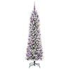 Sapin de Noël artificiel Blanc 180 cm PVC, métal et plastique 546980546980