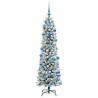Sapin de Noël artificiel Blanc 180 cm PVC, métal et plastique 546981546981