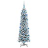Sapin de Noël artificiel Blanc 180 cm PVC, métal et plastique 546981546981