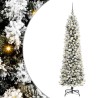 Sapin de Noël artificiel Blanc 210 cm PVC, métal et plastique 546982546982