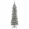 Sapin de Noël artificiel Blanc 210 cm PVC, métal et plastique 546983546983