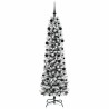 Sapin de Noël artificiel Blanc 210 cm PVC, métal et plastique 546983546983
