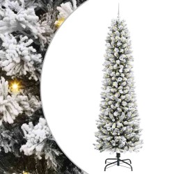 Sapin de Noël artificiel Blanc 240 cm PVC, métal et plastique 546984546984