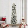 Sapin de Noël artificiel Blanc 240 cm PVC, métal et plastique 546985546985