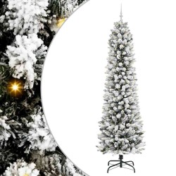 Sapin de Noël artificiel Blanc 240 cm PVC, métal et plastique 546986546986