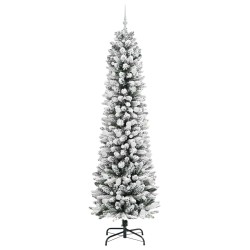Sapin de Noël artificiel Blanc 240 cm PVC, métal et plastique 546986546986