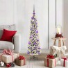 Sapin de Noël artificiel Blanc 120 cm PVC, métal et plastique 546990546990