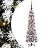 Sapin de Noël artificiel Blanc 120 cm PVC, métal et plastique 546990546990