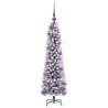 Sapin de Noël artificiel Blanc 120 cm PVC, métal et plastique 546990546990