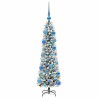 Sapin de Noël artificiel Blanc 120 cm PVC, métal et plastique 546991546991