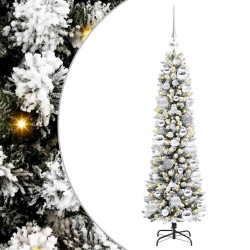 Sapin de Noël artificiel Blanc 120 cm PVC, métal et plastique 546992546992