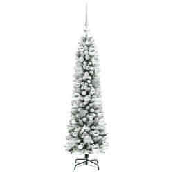 Sapin de Noël artificiel Blanc 120 cm PVC, métal et plastique 546992546992