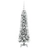 Sapin de Noël artificiel Blanc 120 cm PVC, métal et plastique 546992546992