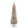 Sapin de Noël artificiel Blanc 180 cm PVC, métal et plastique 546993546993