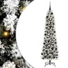 Sapin de Noël artificiel Blanc 180 cm PVC, métal et plastique 546994546994