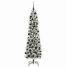 Sapin de Noël artificiel Blanc 180 cm PVC, métal et plastique 546994546994