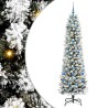Sapin de Noël artificiel Blanc 210 cm PVC, métal et plastique 546996546996