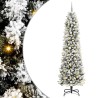 Sapin de Noël artificiel Blanc 240 cm PVC, métal et plastique 546997546997