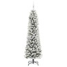 Sapin de Noël artificiel Blanc 210 cm PVC, métal et plastique 546998546998