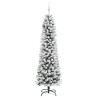 Sapin de Noël artificiel Blanc 210 cm PVC, métal et plastique 546998546998