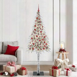 Sapin de Noël avec 300 LED Blanc 210 cm PE et Acier 547000547000