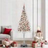 Sapin de Noël avec 300 LED Blanc 210 cm PE et Acier 547000547000