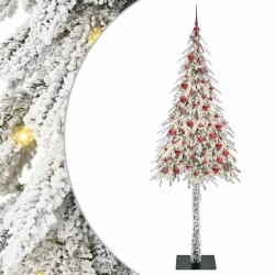Sapin de Noël avec 300 LED Blanc 210 cm PE et Acier 547000547000