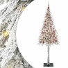 Sapin de Noël avec 300 LED Blanc 210 cm PE et Acier 547000547000