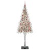Sapin de Noël avec 300 LED Blanc 210 cm PE et Acier 547000547000