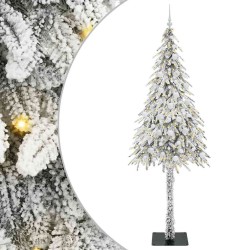 Sapin de Noël avec 300 LED Blanc 210 cm PE et Acier 547001547001