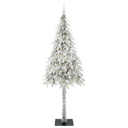Sapin de Noël avec 300 LED Blanc 210 cm PE et Acier 547001547001