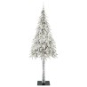 Sapin de Noël avec 300 LED Blanc 210 cm PE et Acier 547001547001