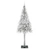 Sapin de Noël avec 300 LED Blanc 210 cm PE et Acier 547001547001