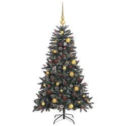 Sapin de Noël artificiel Vert 150 cm PVC, plastique et acier 547003547003