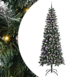 Sapin de Noël artificiel Vert 240 cm PVC, plastique et acier 547004547004