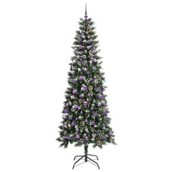 Sapin de Noël artificiel Vert 240 cm PVC, plastique et acier 547004547004