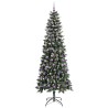 Sapin de Noël artificiel Vert 240 cm PVC, plastique et acier 547004547004