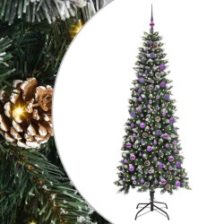 Sapin de Noël artificiel Vert 210 cm PVC, plastique et acier 547006547006