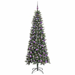 Sapin de Noël artificiel Vert 210 cm PVC, plastique et acier 547006547006