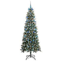 Sapin de Noël artificiel Vert 210 cm PVC, plastique et acier 547007547007