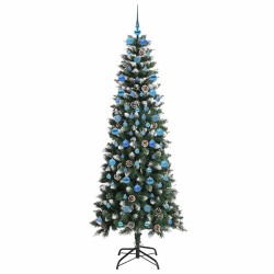 Sapin de Noël artificiel Vert 210 cm PVC, plastique et acier 547007547007