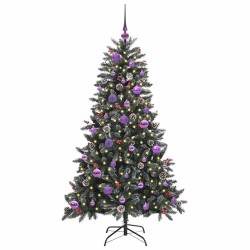 Sapin de Noël artificiel Vert 150 cm PVC, plastique et acier 547008547008